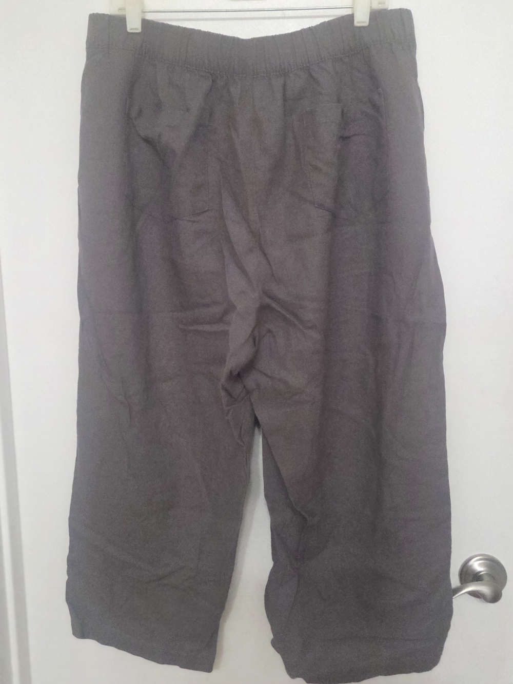 Ann Klein Linen Blend Cropped Women's Pant